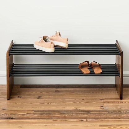 Metal Shoe Rack by Woodshilp
