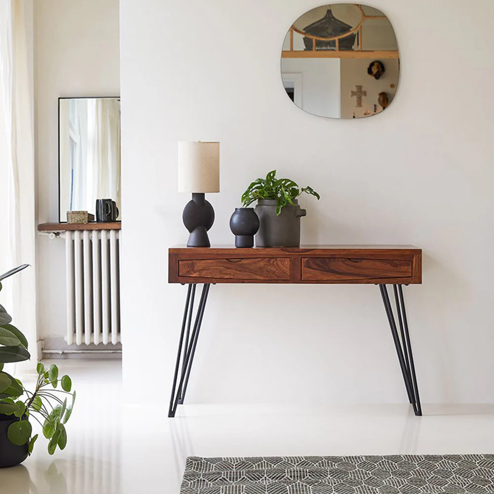 Metric Console Desk by woodshilp furniture