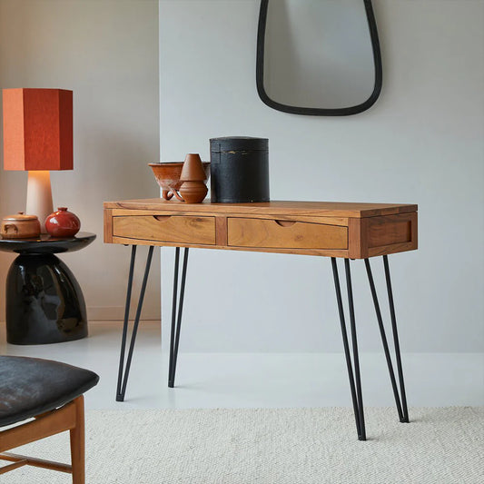 Metric Console Desk by woodshilp furniture -  in Jaipur by Woodshilp