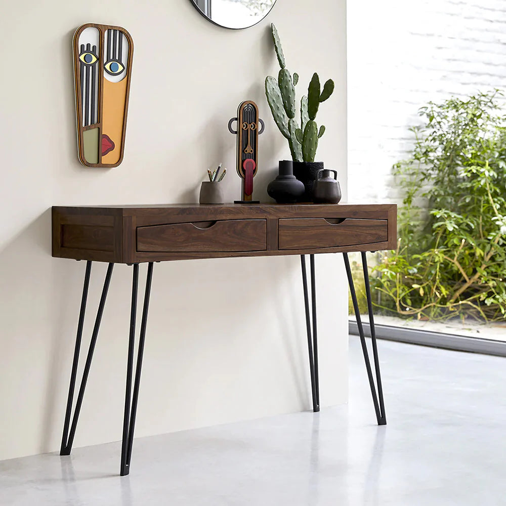 Metric Console Desk by woodshilp furniture