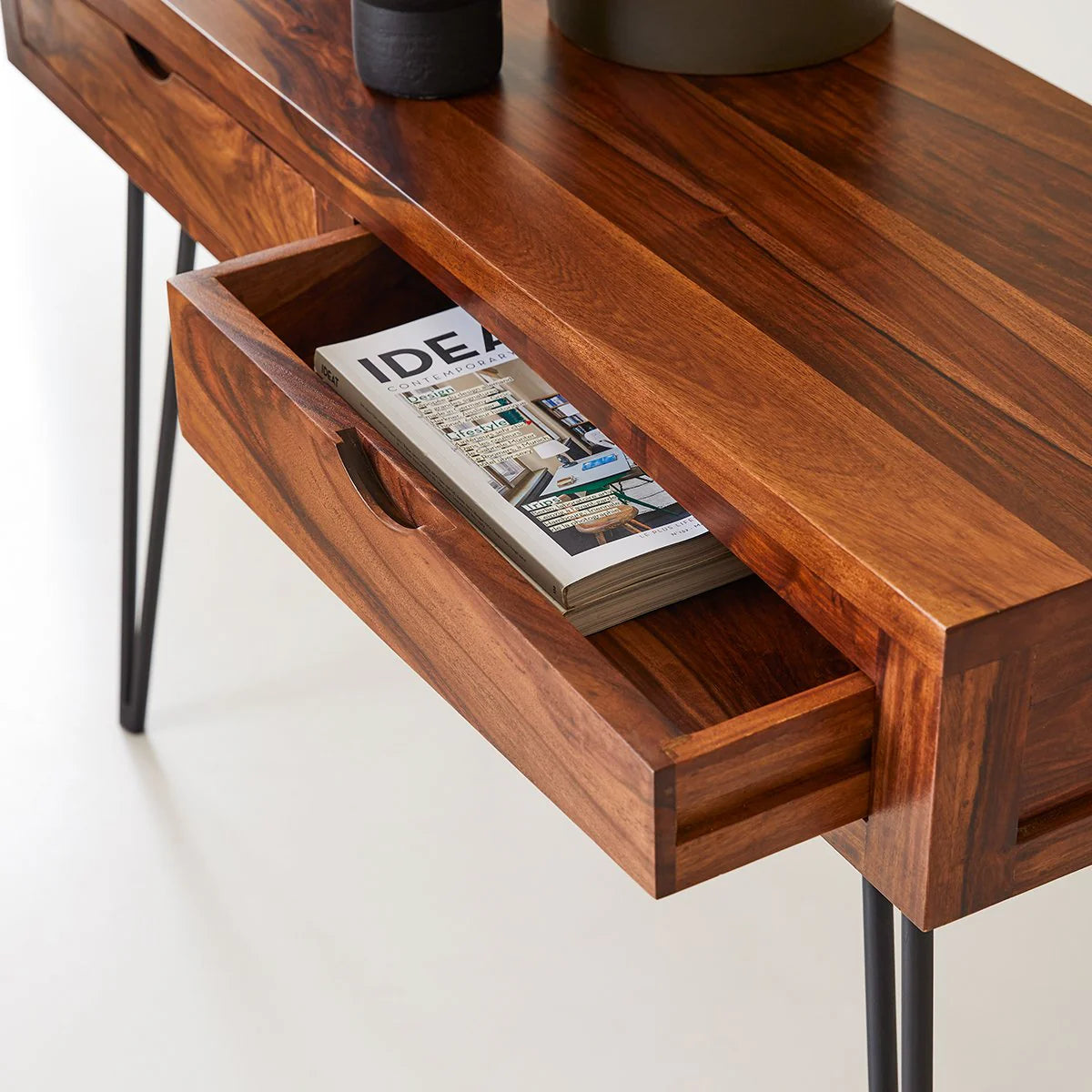 Metric Console Desk by woodshilp furniture