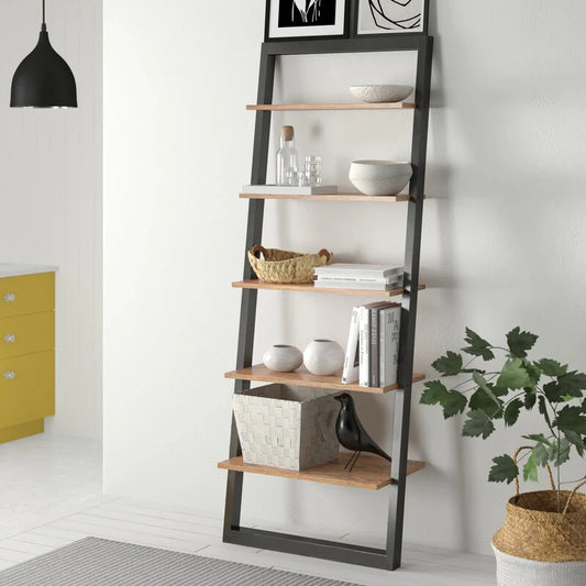 Mid-century Ladder Bookcase by Woodshilp -  in Jaipur by Woodshilp