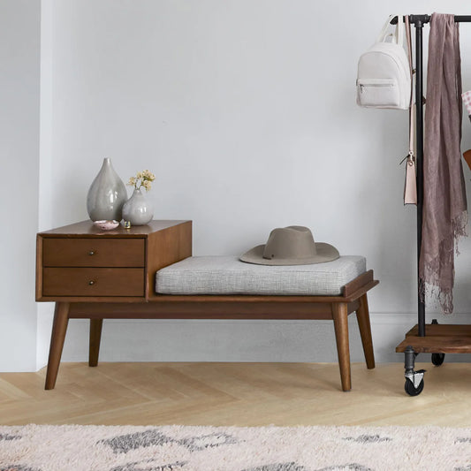 Mini Storage Bench by Woodshilp -  in Jaipur by Woodshilp