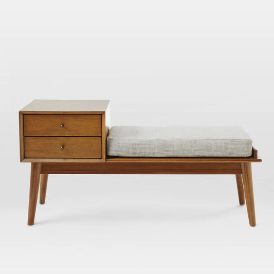 Mini Storage Bench by Woodshilp -  in Jaipur by Woodshilp