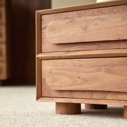 Olga Bedside by Woodshilp -  in Jaipur by Woodshilp