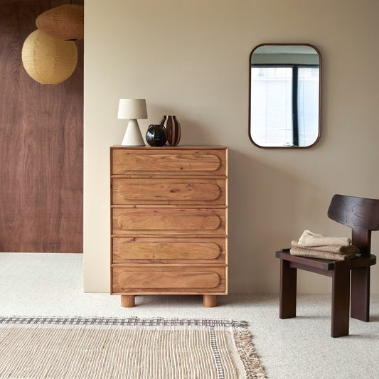 Olga Solid acacia chest of drawers  woodshilp furniture -  in Jaipur by Woodshilp