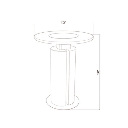 Orbit End Table by woodshilp furniture