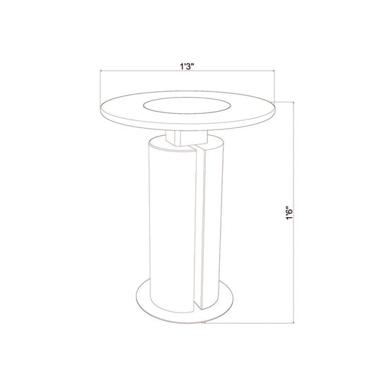 Orbit End Table by woodshilp furniture -  in Jaipur by Woodshilp