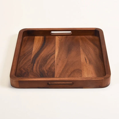 Rabat Wooden Serving Tray by Woodshilp