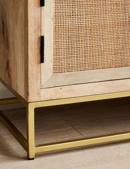 Rattan Webbed TV unit by Woodshilp