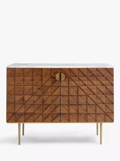 Romulus Marble cut Cabinet by Woodshilp