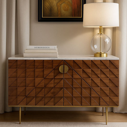 Romulus Marble cut Cabinet by woodshilp furniture -  in Jaipur by Woodshilp