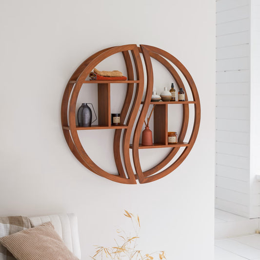 Round Book shelf Woodshilp -  in Jaipur by Woodshilp