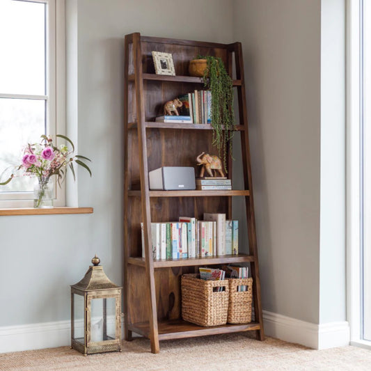 Rustic Vertical Book Rack by Woodshilp -  in Jaipur by Woodshilp