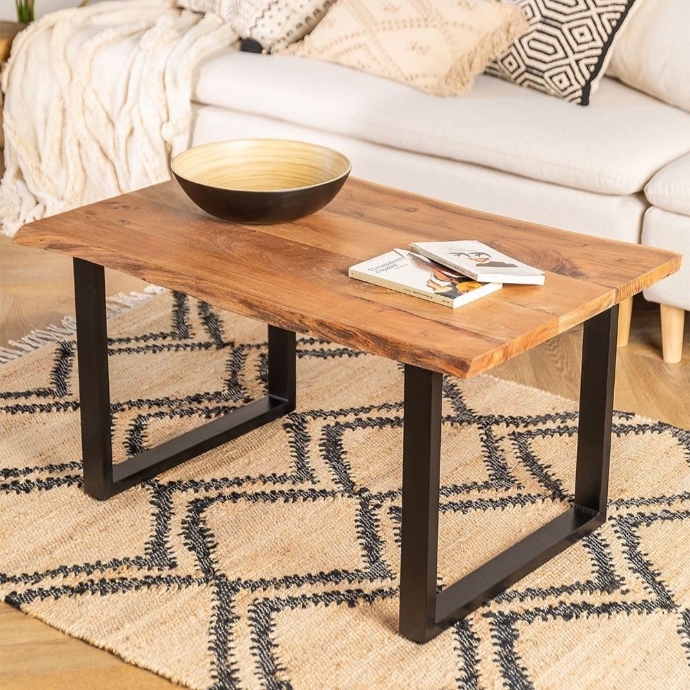 SAMI Live-Edge Wooden Coffee Table by Woodshilp