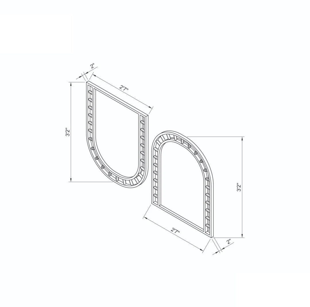 Sandro Mirror by woodshilp furniture