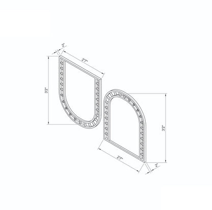 Sandro Mirror by woodshilp furniture