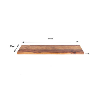 Sheesham Wood Floating Wall Shelf by Woodshilp