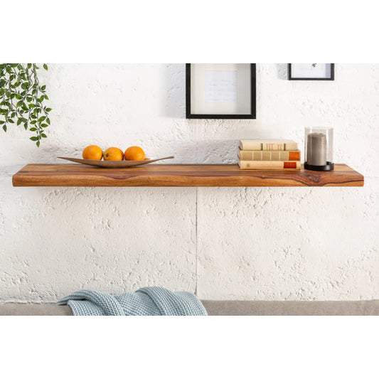 Sheesham Wood Floating Wall Shelf by Woodshilp -  in Jaipur by Woodshilp