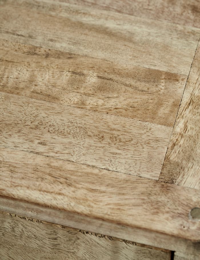 Solid Wood Rattan Ten Chest Of Drawers by woodshilp furniture