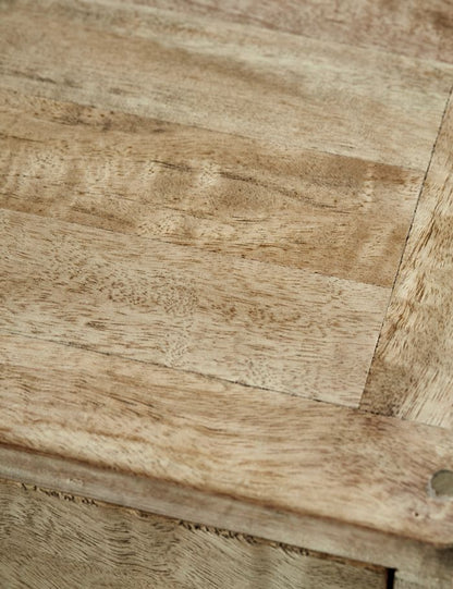 Solid Wood Rattan Ten Chest Of Drawers by woodshilp furniture