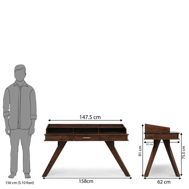 Sorano Study Table by woodshilp furniture
