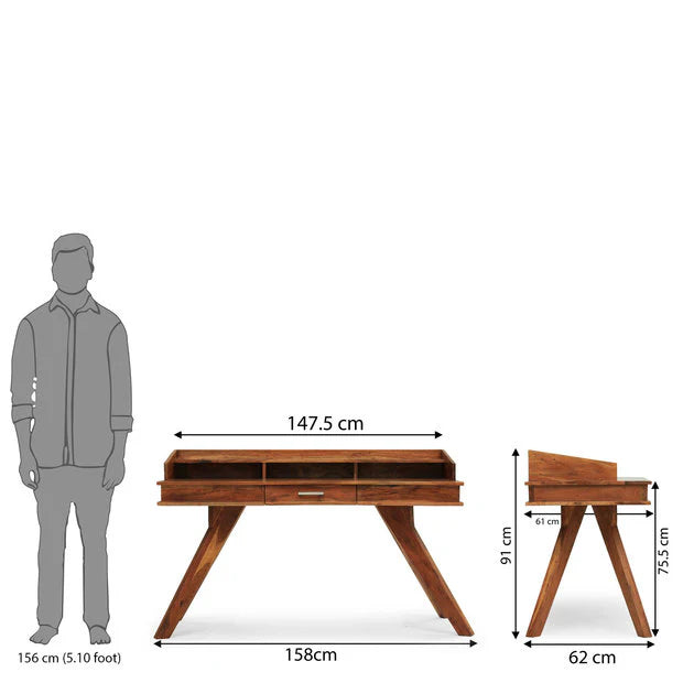 Sorano Study Table by woodshilp furniture