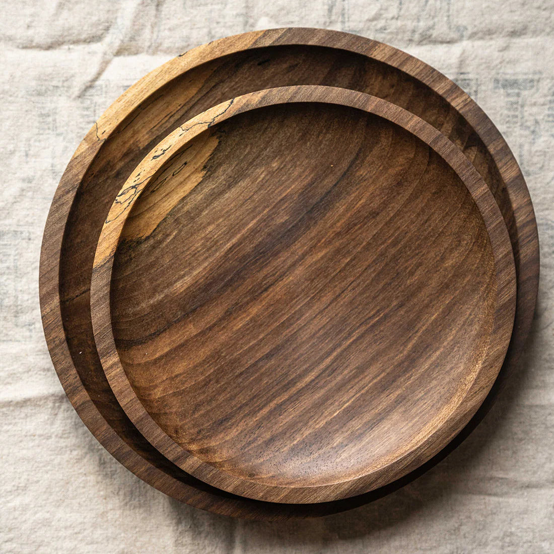 Tamaki Hand Carved Plate 8 pcs set