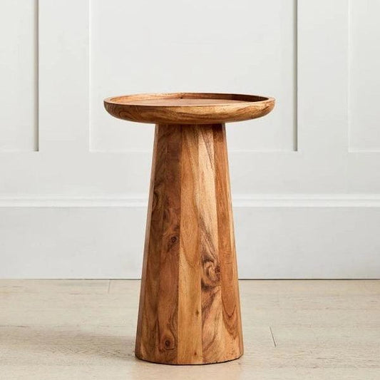 Tray Top Sheesham Wood End Table by Woodshilp -  in Jaipur by Woodshilp