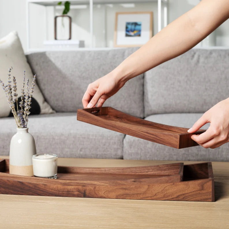 Trpoli Set of 3 Tray by Woodshilp