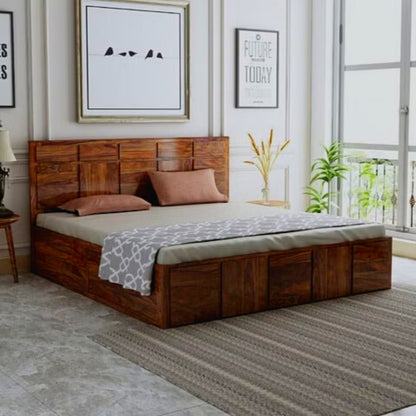 Versailles Storage King Bed by Woodshilp
