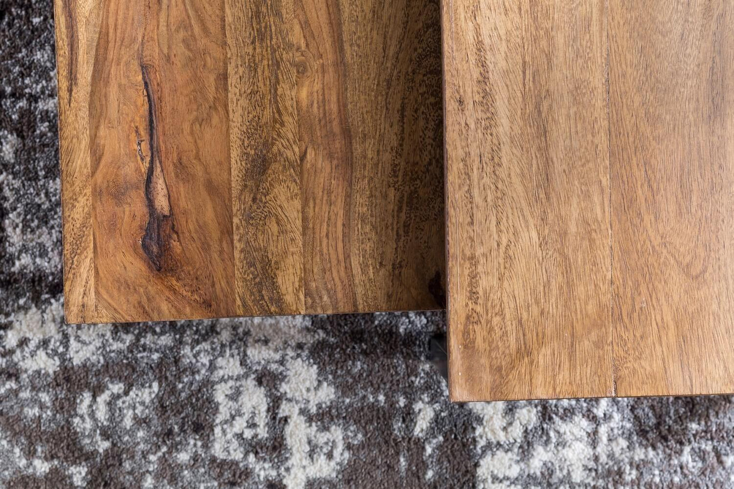 Wooden Nesting Coffee Table Set Of 2 by Woodshilp