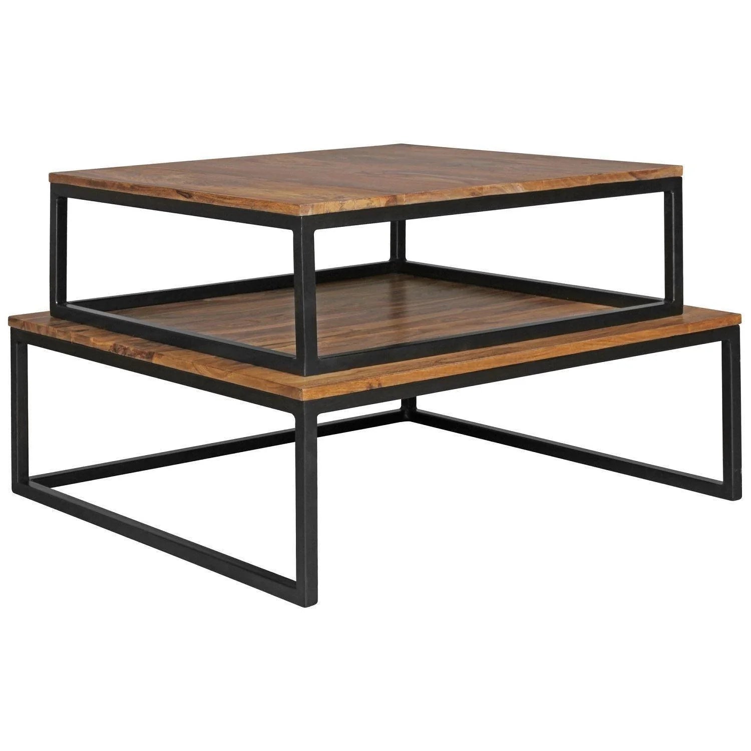 Wooden Nesting Coffee Table Set Of 2 by Woodshilp