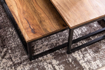 Wooden Nesting Coffee Table Set Of 2 by Woodshilp