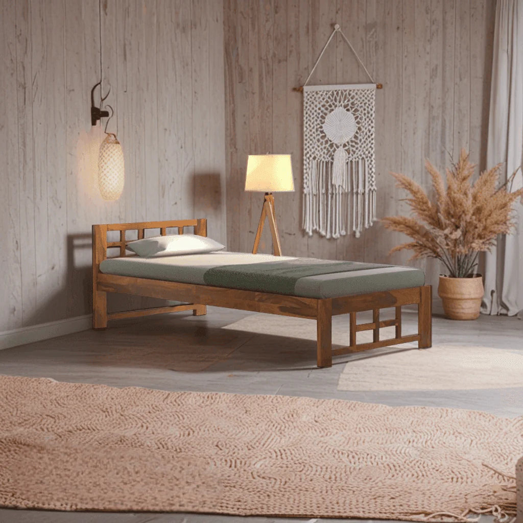 Wooden Queen Size Bed by woodshilp furniture