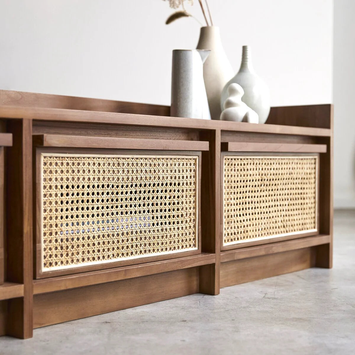 Yoko Rattan TV Unit by Woodship