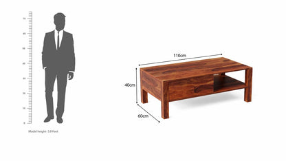 Woodwing Solid Sheesham Wood Coffee Table